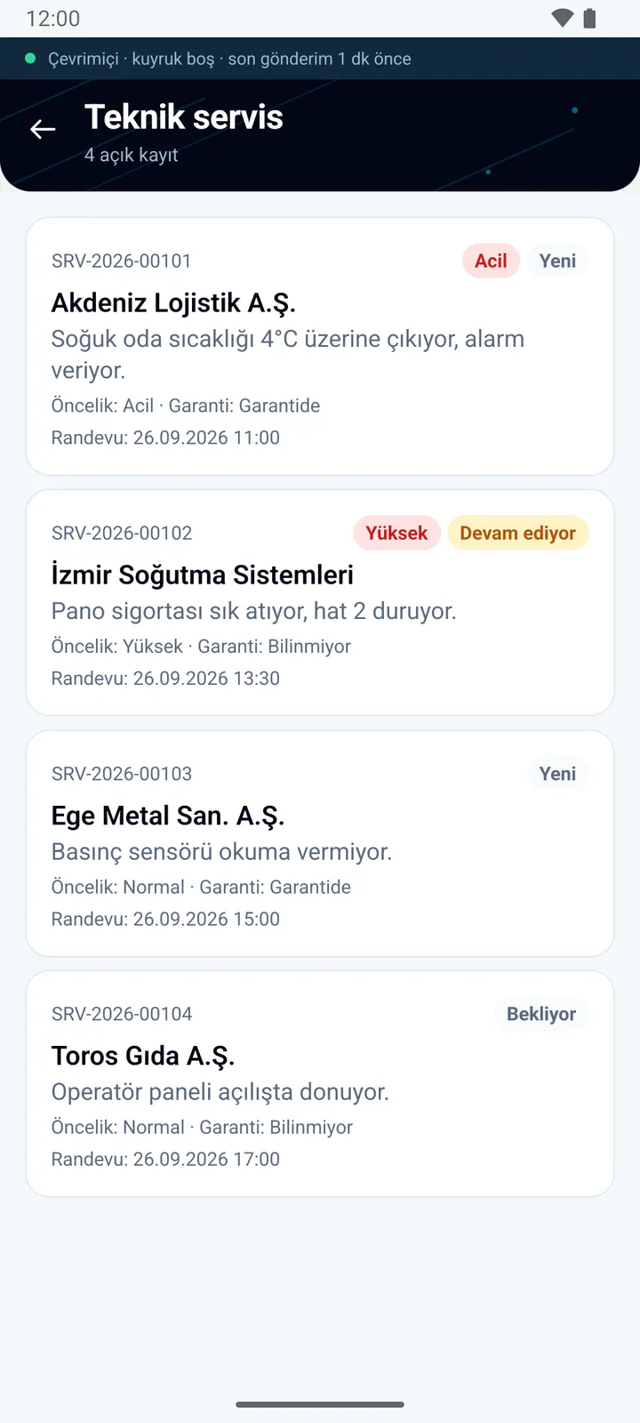 Spoud — Teknik servis
